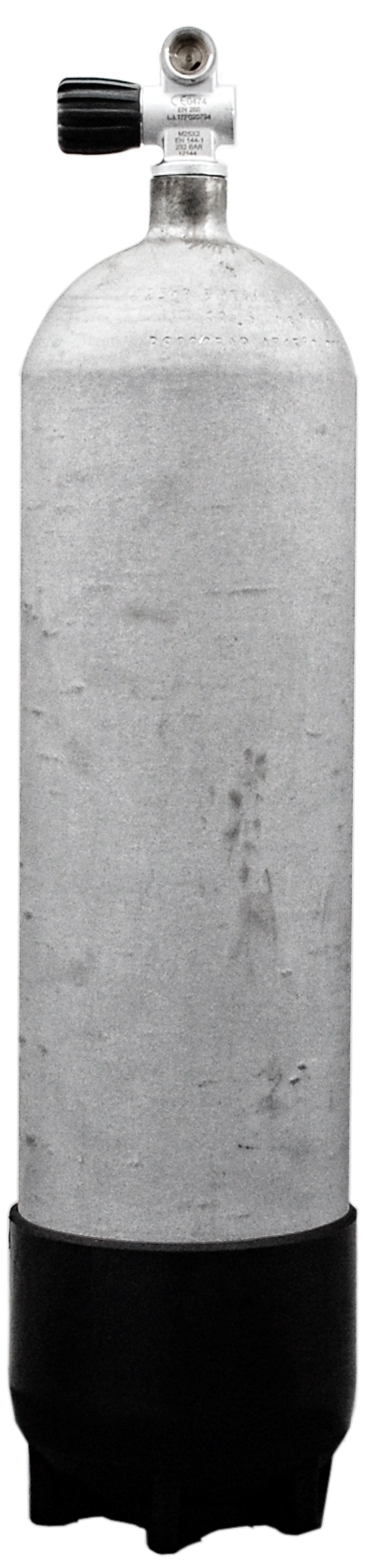 Faber, 10 L Lang / 200 bar Stahlflasche Einfach Ventil (Hot Dipped)